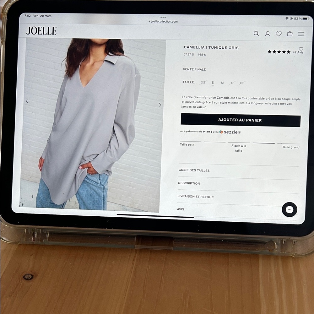 Joelle collection tunique L
